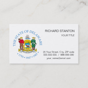 Delaware sign business card