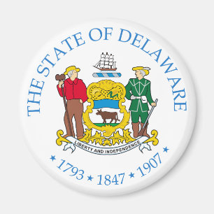 Delaware sign magnet