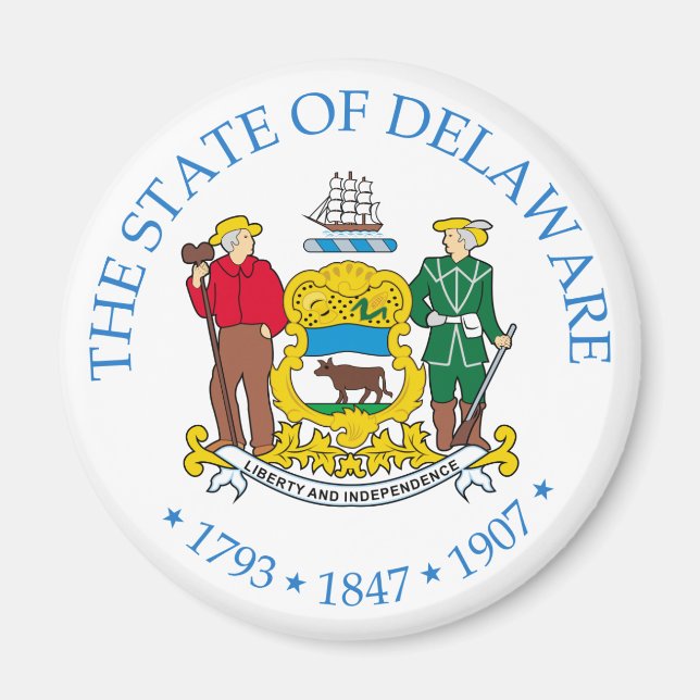 Delaware sign magnet (Front)
