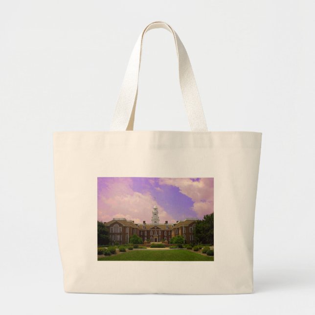 Delaware State Capital Large Tote Bag (Front)