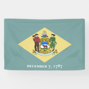Delaware State Flag Banner