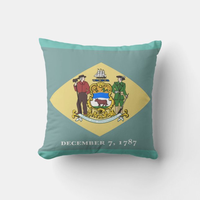 Delaware State Flag Cushion (Front)