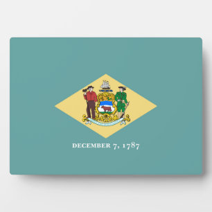 Delaware State Flag Design Plaque