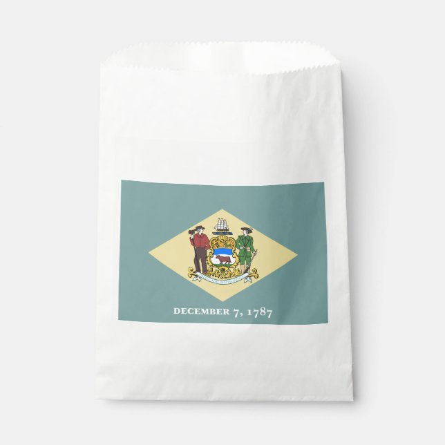 Delaware State Flag Favour Bags (Front)