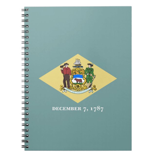 Delaware State Flag Notebook (Front)