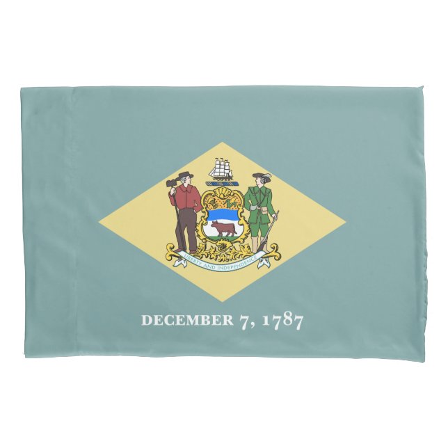 Delaware State Flag Pillowcase (Front)