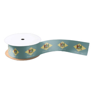 Delaware State Flag Satin Ribbon