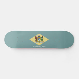 Delaware State Flag Skateboard