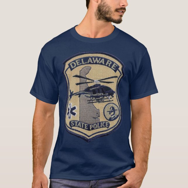 Delaware State Police Air Unit Oversized T-Shirt (Front)
