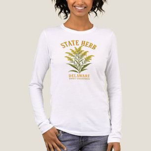 Delaware Sweet Goldenrod State Herb Tri-Blend Shirt