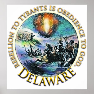 Delaware Tea Party Poster