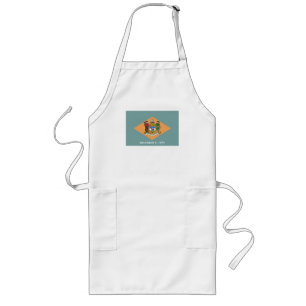 Delaware The Diamond US State Flag Long Apron