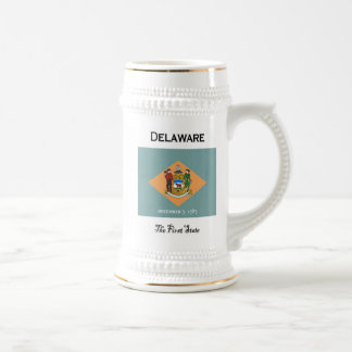 Delaware The First State Beer Stein