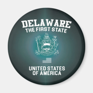 Delaware The First State Magnet