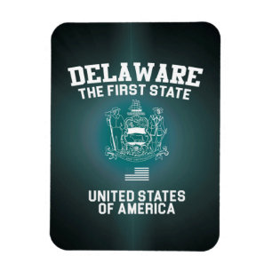 Delaware The First State Magnet
