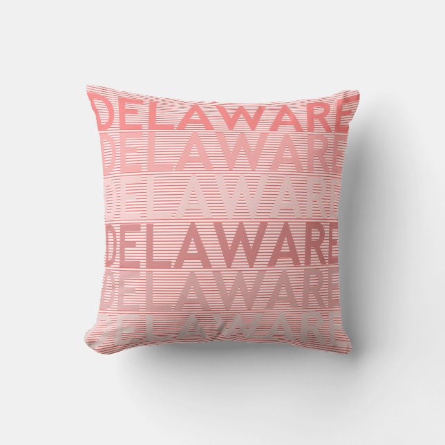 Delaware Throw Pillow (Front)