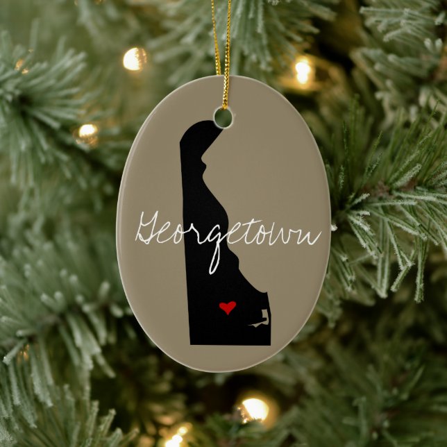 Delaware Town Ceramic Tree Decoration (Tree)