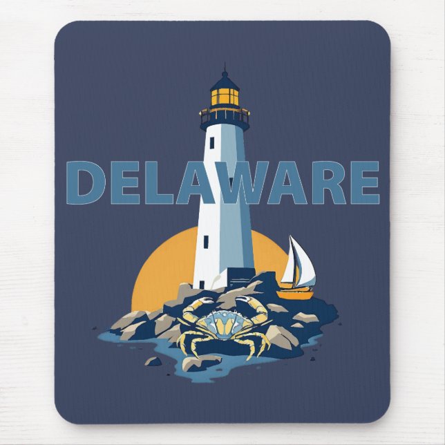 Delaware, United States of America Mouse Pad (Front)