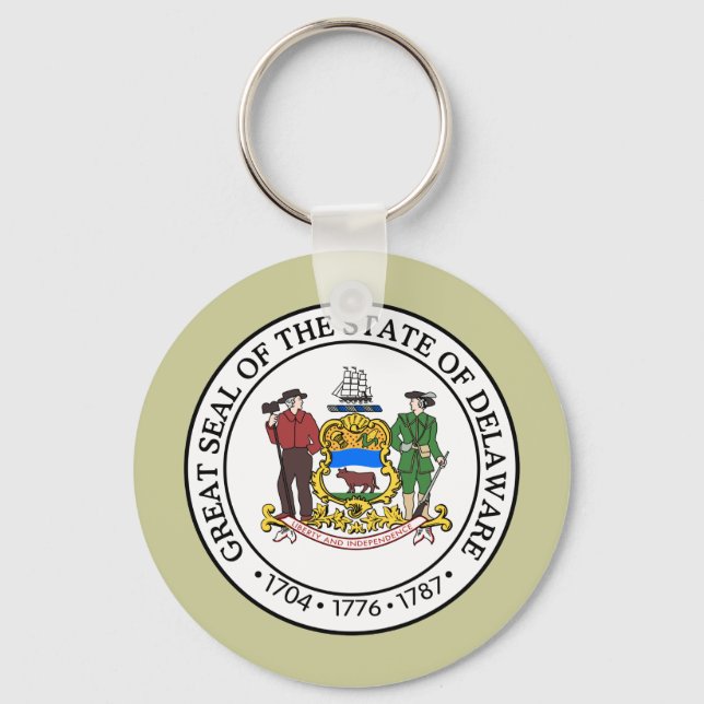 Delaware, USA Key Ring (Front)