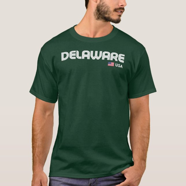 Delaware USA Oversized T-Shirt (Front)