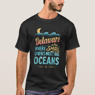 Delaware USA State America Travel Delawarean Dover T-Shirt