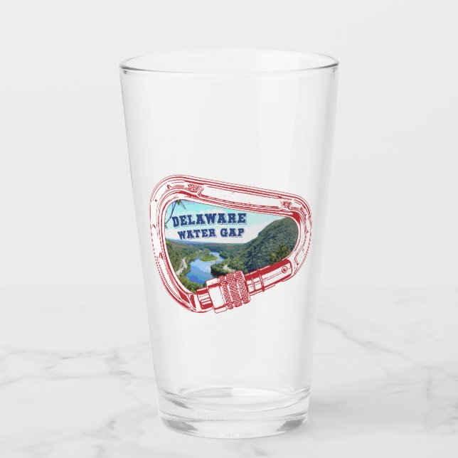 Delaware Water Gap Climbing Carabiner Glass (Front)