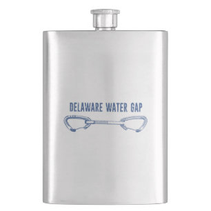 Delaware Water Gap Climbing Quickdraw Hip Flask