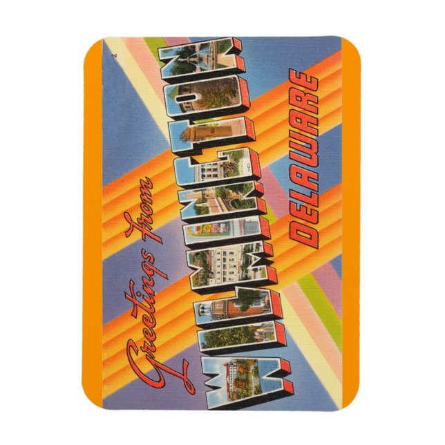 Delaware, Wilmington Magnet (Vertical)