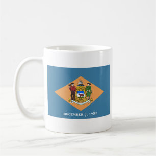 Delawarean Flag + Map Mug