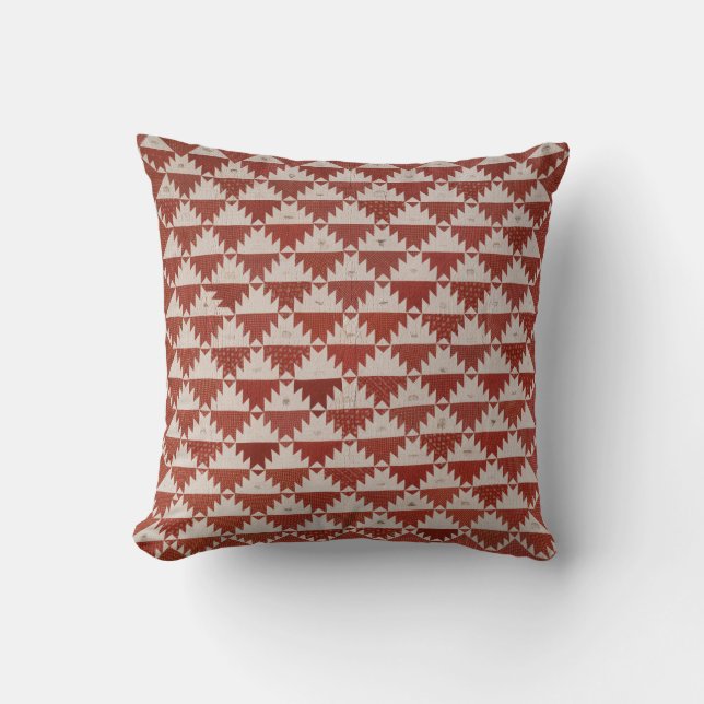 Delectable mountains quilt cushion (Front)