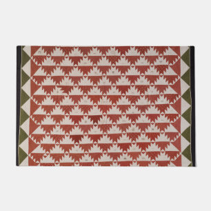 Delectable mountains quilt Door Mat