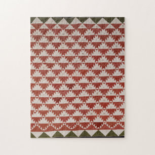 Delectable mountains quilt jigsaw puzzle