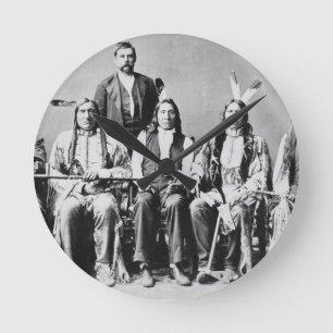 Delegation of Sioux chiefs, led by Red Cloud (1822 Round Clock