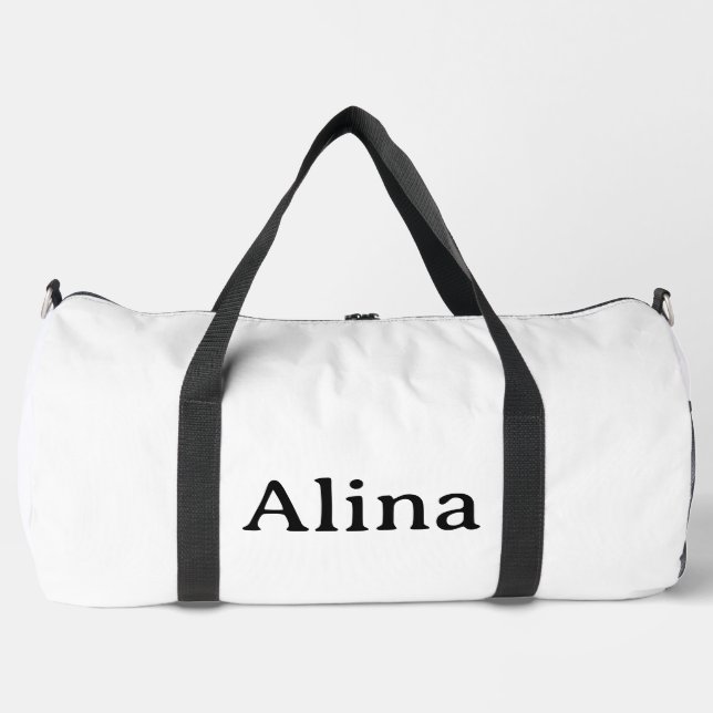 delete text add own design 23" x 12" x 12" duffle bag (Front)
