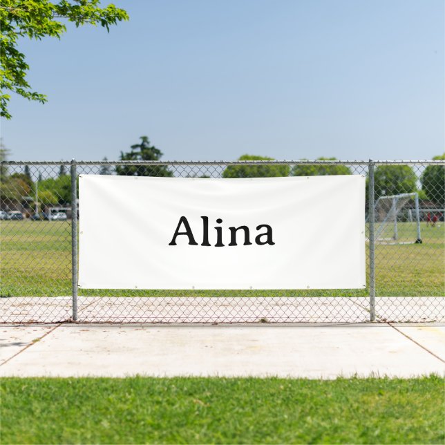 delete text add own design 4' x 10' Outdoor Banner (Insitu)