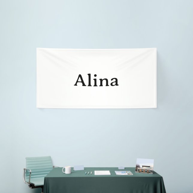 delete text add own design 4' x 8' Indoor Banner (Tradeshow)