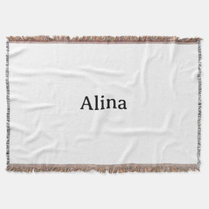 delete text add own design 54" x 38" throw blanket