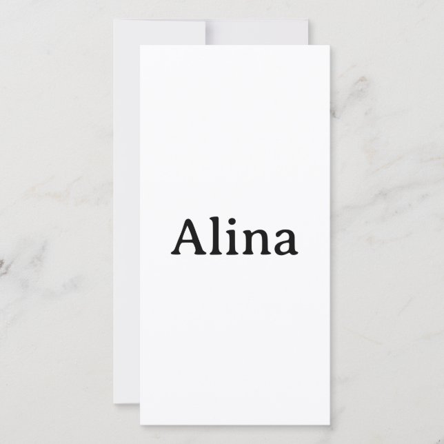 delete text add own design 8" x 4" Flat Thank You Card (Front)