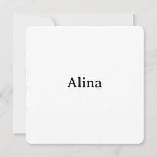 delete text add own design Rounded 5.25" x 5.25" Invitation