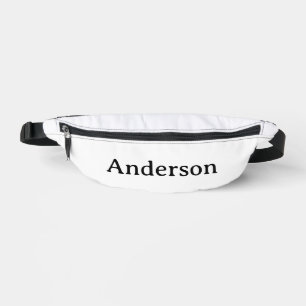 Delete Text & Replace Own Design 14.5" x 6" Bum Bags