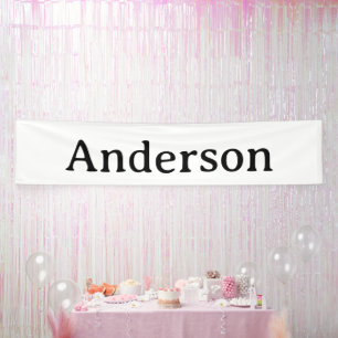Delete Text Replace Own Design 2.5' x 12' Indoor Banner