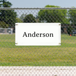 Delete Text Replace Own Design 2' x 1' Outdoor  Banner