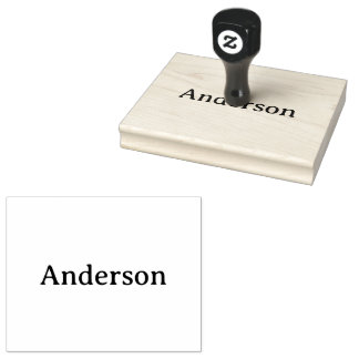 Delete Text Replace Own Design 4.0" x 5.0" Rubber Stamp