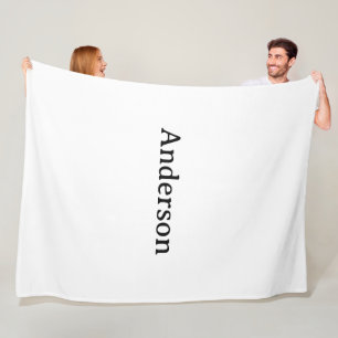 Delete Text Replace Own Design 60"x80" Fleece Blanket