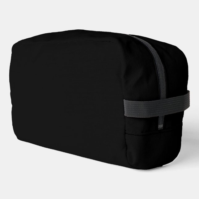 Delete Text & Replace Own Design 9.5" x 8" x 3.75" Dopp Kit (Left Corner)