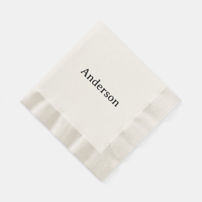 Delete Text Replace Own Design Coined Luncheon Napkin (Corner)
