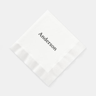 Delete Text Replace Own Design Coined Luncheon Napkin