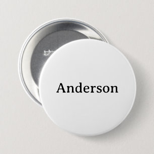 Delete Text Replace Own Design Large 3 Inch Round 7.5 Cm Round Badge