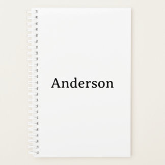 Delete Text & Replace Own Design Small 5.5" x 8.5" Planner