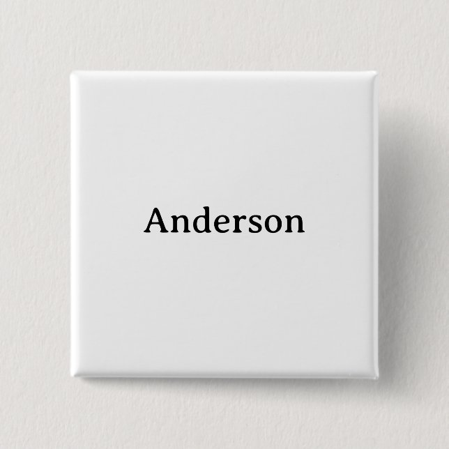 Delete Text Replace Own Design Square 2 Inch 15 Cm Square Badge (Front)